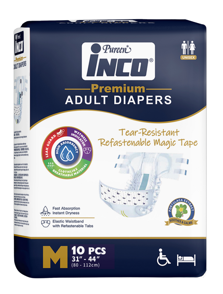 Pureen INCO Premium Adult Diapers - M