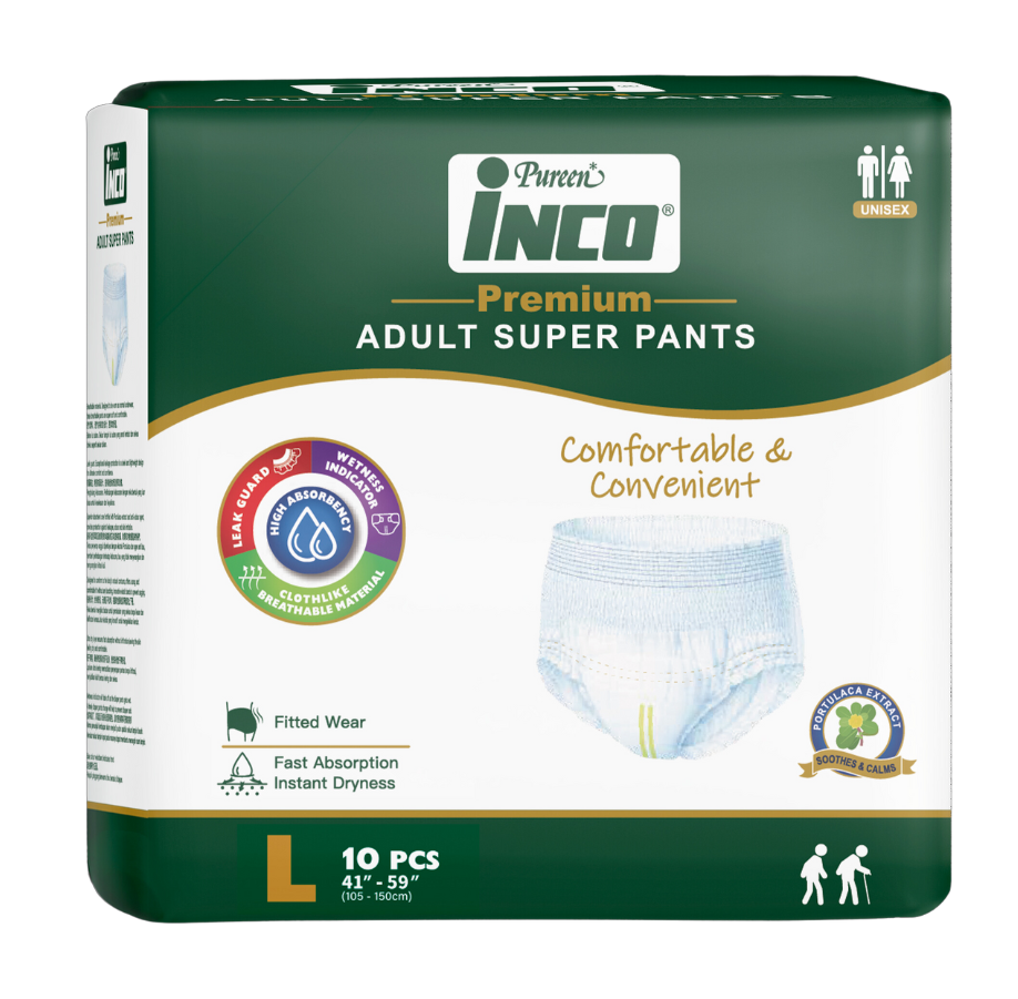 Pureen INCO Premium Adult Super Pants - L