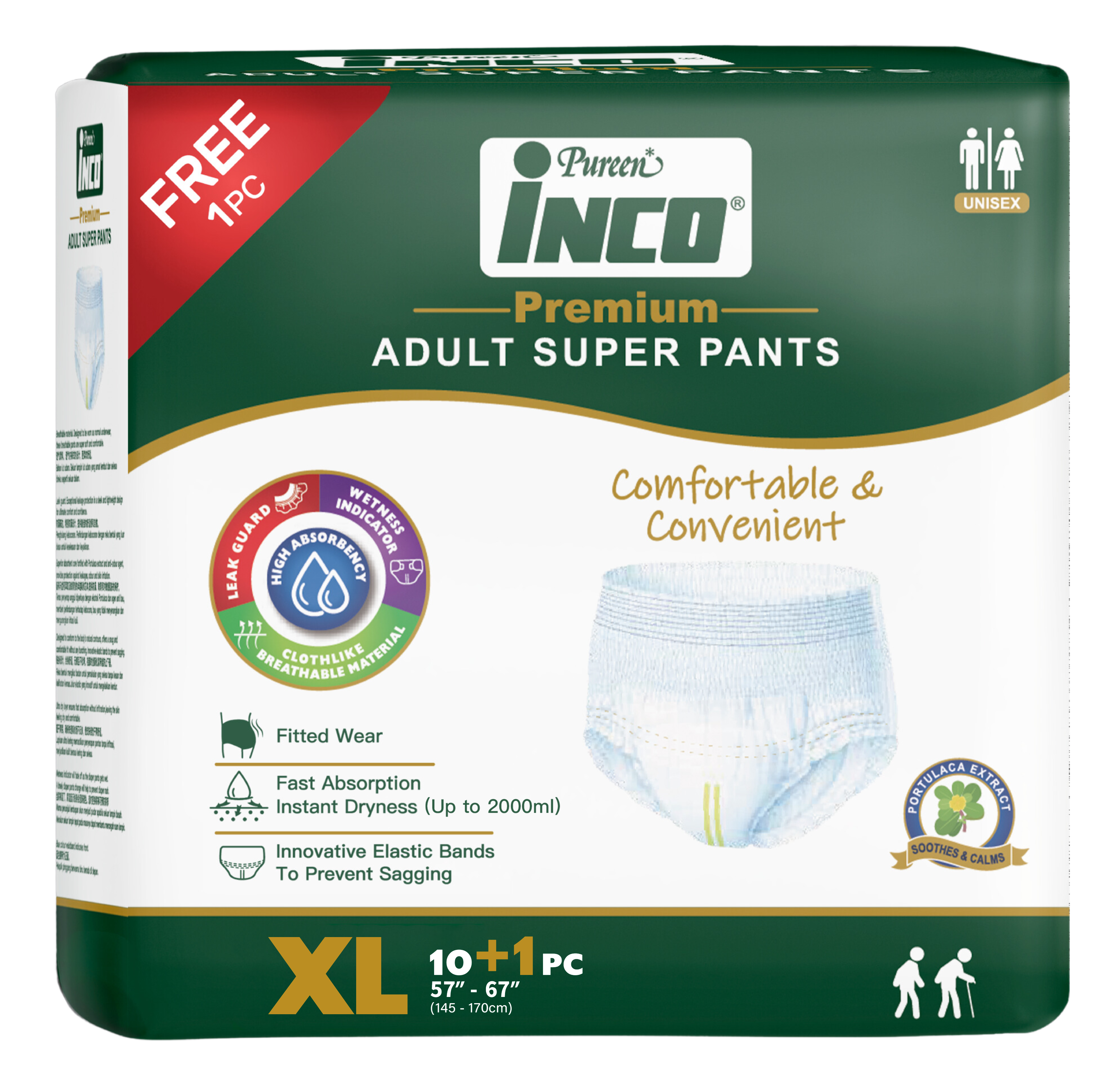 Pureen INCO Premium Adult Super Pants - XL