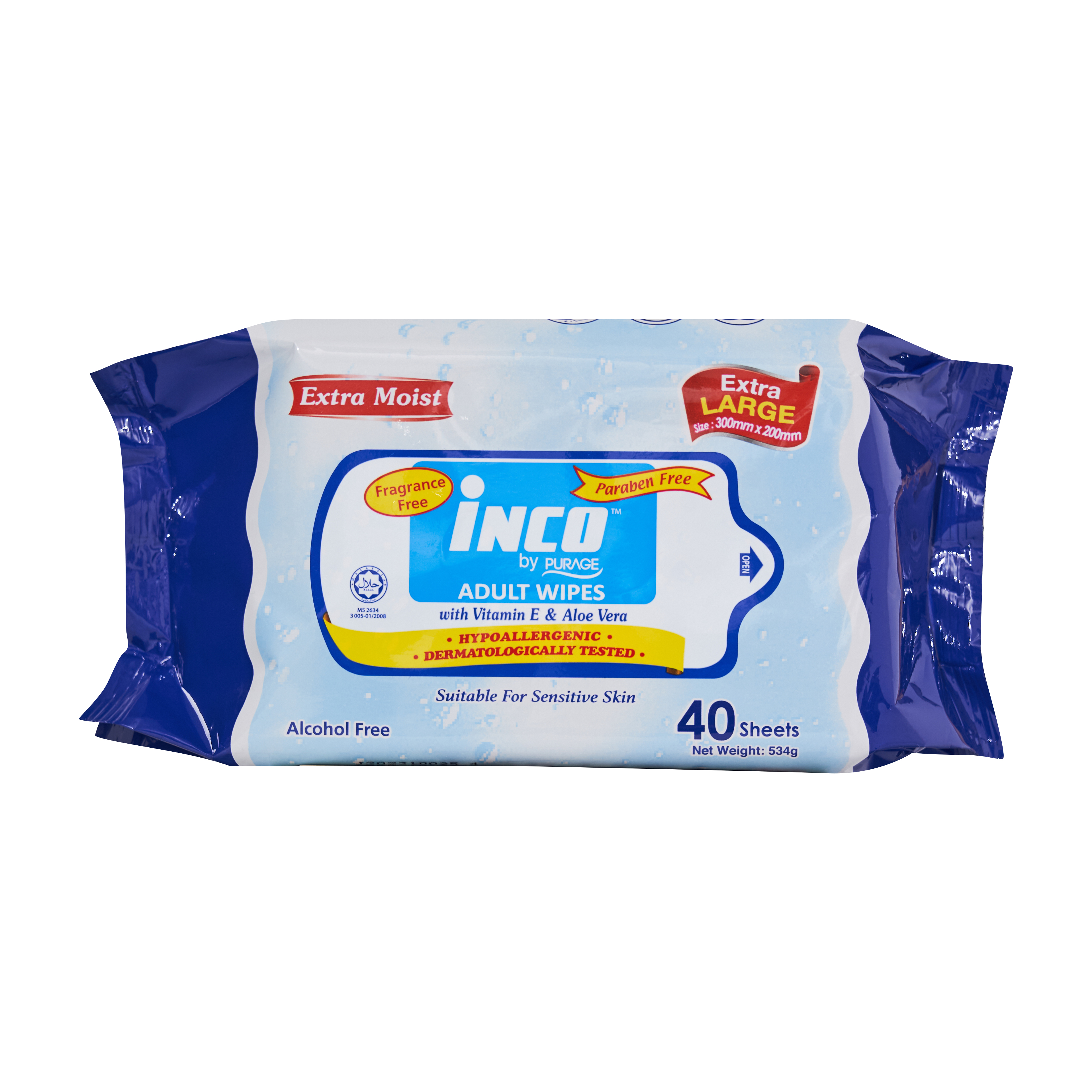 Pureen INCO Adult Wipes 